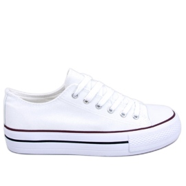 Classic women's sneakers Fargis White - Inello