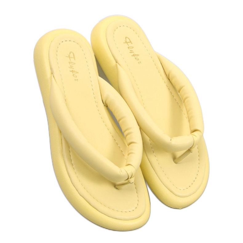 Women's flip-flops Yellow