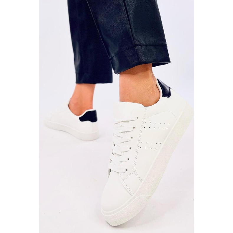 Black women's sneakers white
