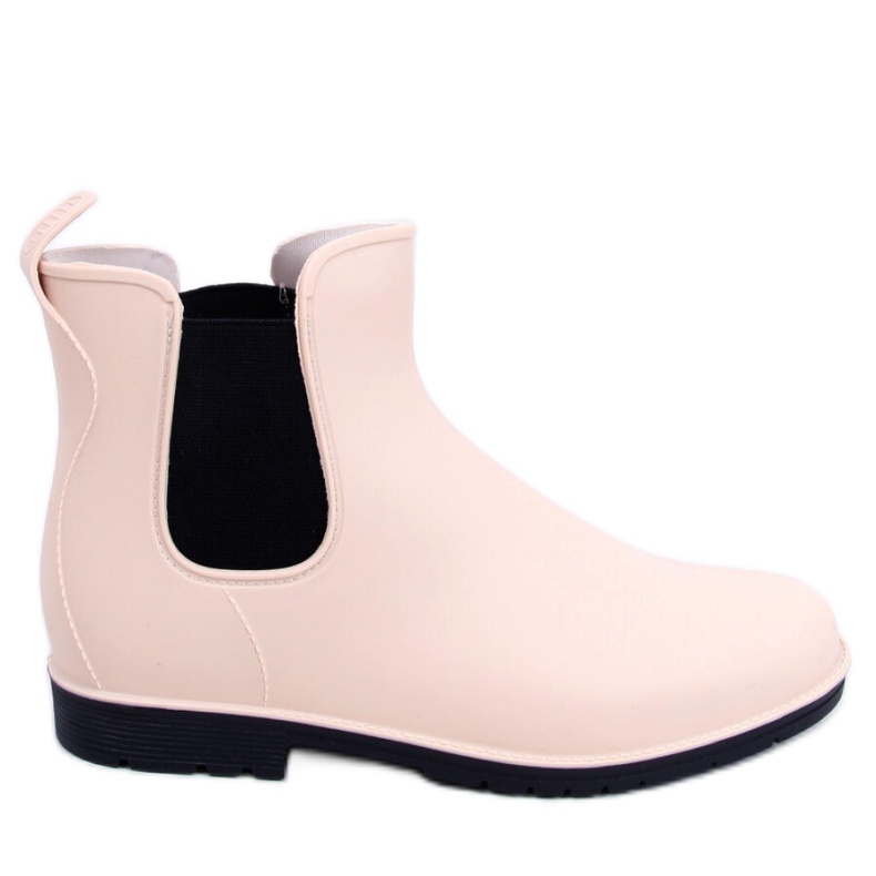 Beige women's Chelsea boots