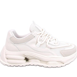 Beige women's sneakers