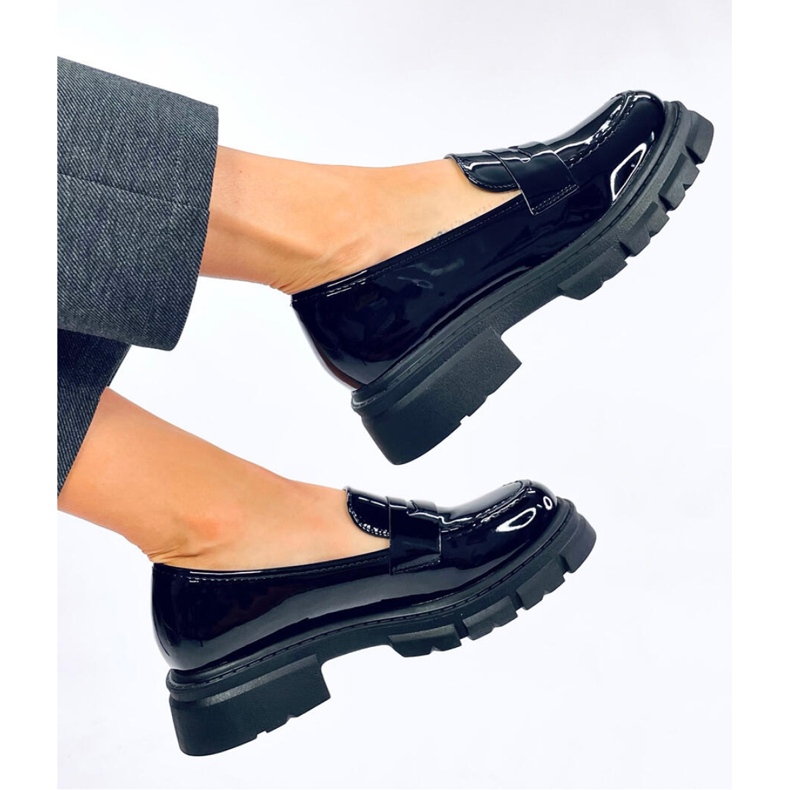 Gladieu Black patent loafers - Inello