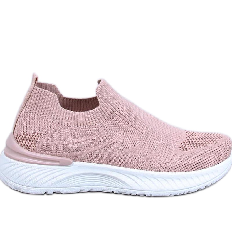Pink sock sports shoes