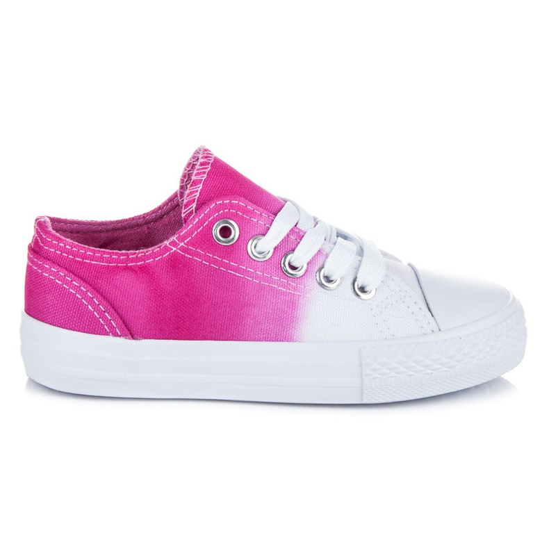 Kylie Children's sneakers ombre white pink