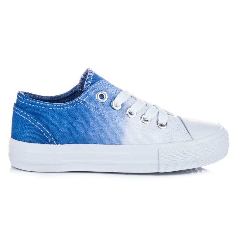 Kylie Children's sneakers ombre white blue