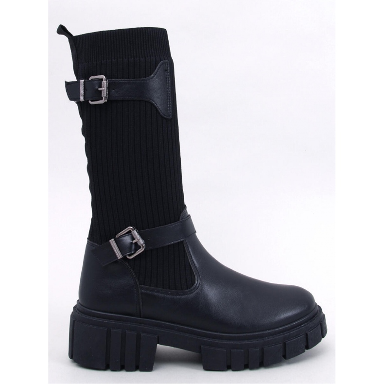 Boots with a flexible upper Rhea Black - Inello