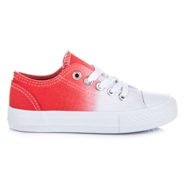 Kylie Children's Ombre sneakers red white Kylie Children's Ombre sneakers red white