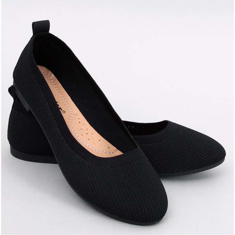 Cavaday Black sock ballerinas - Inello