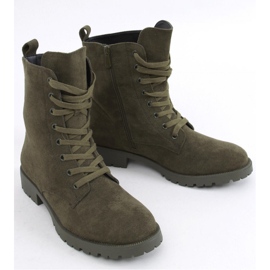 Bente Green lace-up workers - Inello