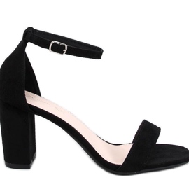 Black women's high heel sandals