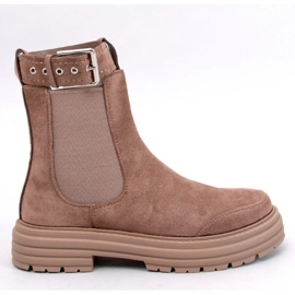 Carls Khaki women's Chelsea boots - Inello brown