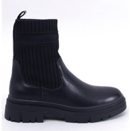 Ankle boots with elastic upper Demus Black - Inello