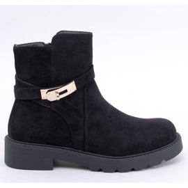 Drapers Black suede flat ankle boots - Inello