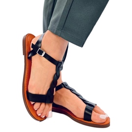 Women's flat sandals Black