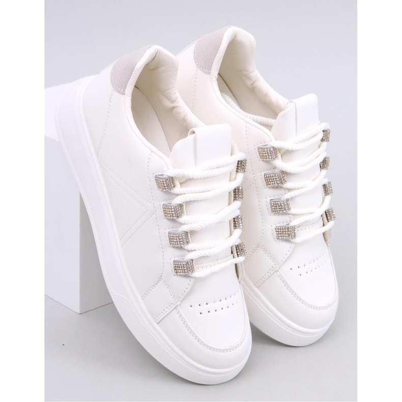 Sadri Beige sneakers with thick laces - Inello