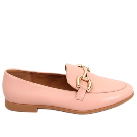 Women's pink moccasins
