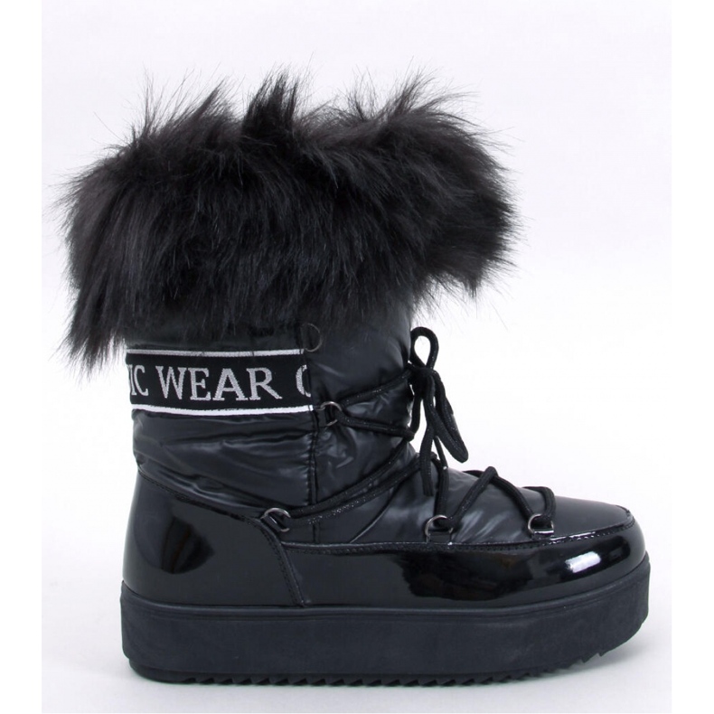 Kendals Black fur snow boots - Inello