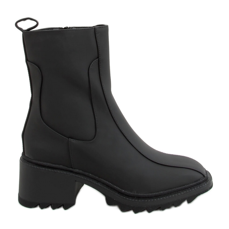 Women's black boots QT33P Black - Inello