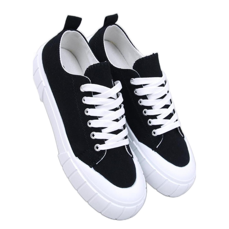 Consen Black women's sneakers - Inello Consen Black women's sneakers - Inello