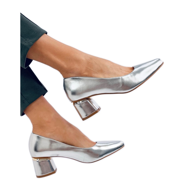 Shers Silver high heel pumps - Inello grey Shers Silver high heel pumps - Inello grey