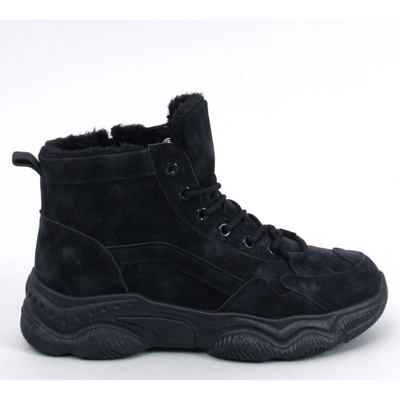 Elius Black - Inello insulated winter sneakers