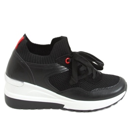 Fenix ​​Black wedge sneakers - Inello
