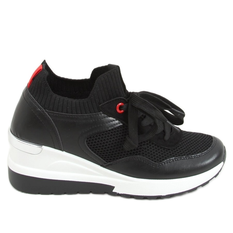 Fenix ​​Black wedge sneakers - Inello