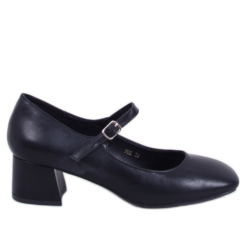 Mary Jane Kelsey Black high-heeled pumps - Inello