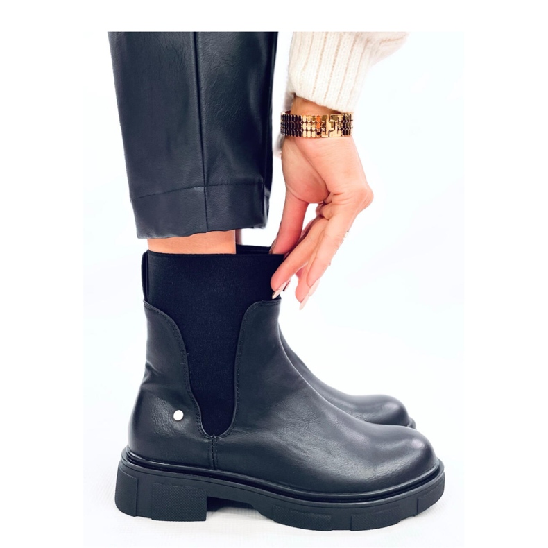 Mead Black women's Chelsea boots - Inello Mead Black women's Chelsea boots - Inello
