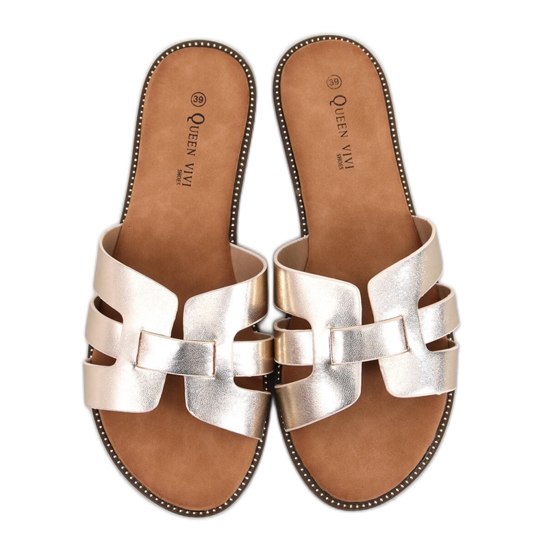 Charnes Gold women's sandal - Inello yellow Charnes Gold women's sandal - Inello yellow