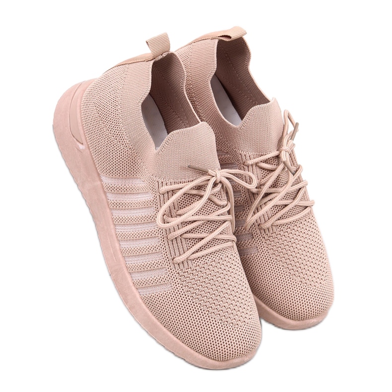 Sharpe Khaki sock sports shoes - Inello brown