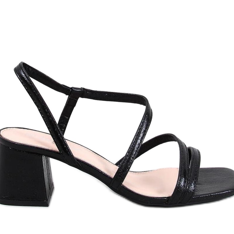 Cudini Black high-heeled sandals - Inello