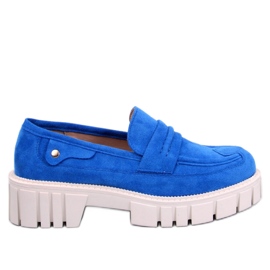 Chandra Blue platform loafers - Inello
