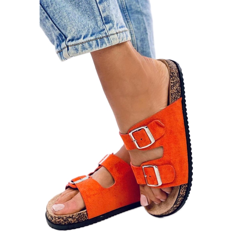 Sandal Cork flip-flops Ponses Orange - Inello