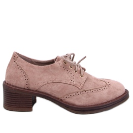 Vedra Khaki high-heeled loafers - Inello beige