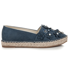 Marquiz Slip-on low shoes with decorations blue