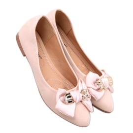 Ballet flats with a teddy bear Bonnies Beige - Inello