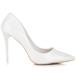 Comer White Lacquered Pins