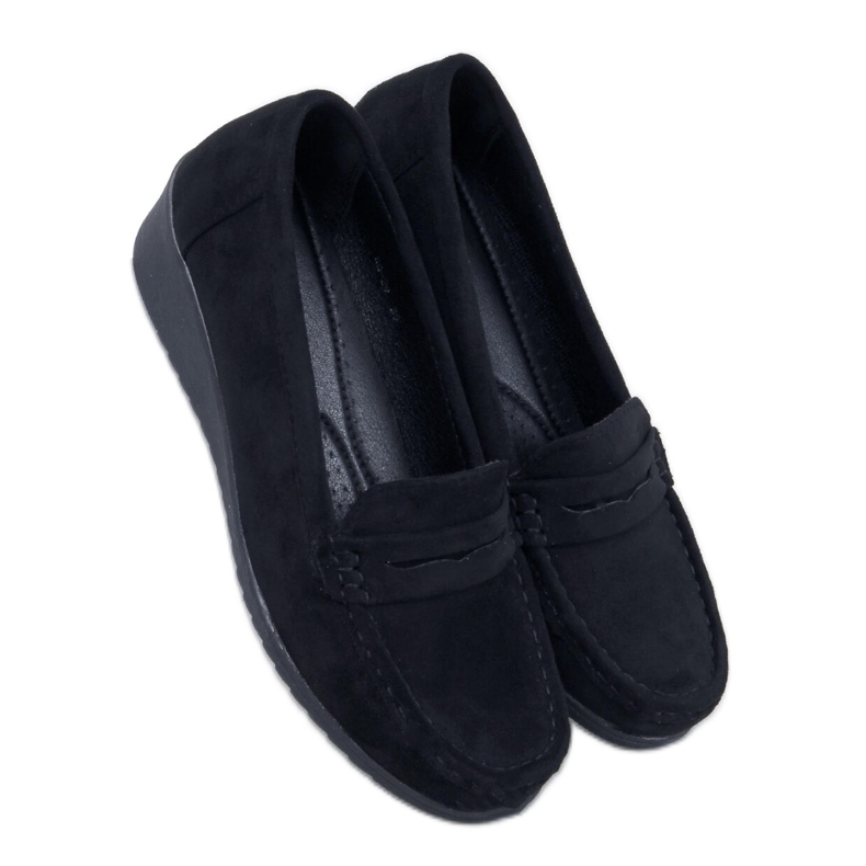 Vegar Black wedge loafers - Inello