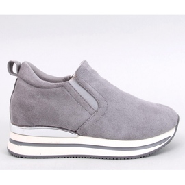 Boult Gray hidden wedge shoes - Inello grey