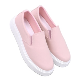 Allams Pink slip-on sneakers - Inello Allams Pink slip-on sneakers - Inello