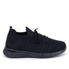 Sharpe Black sock sports shoes - Inello Sharpe Black sock sports shoes - Inello
