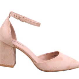 Pozzi Beige ankle-strap pumps - Inello