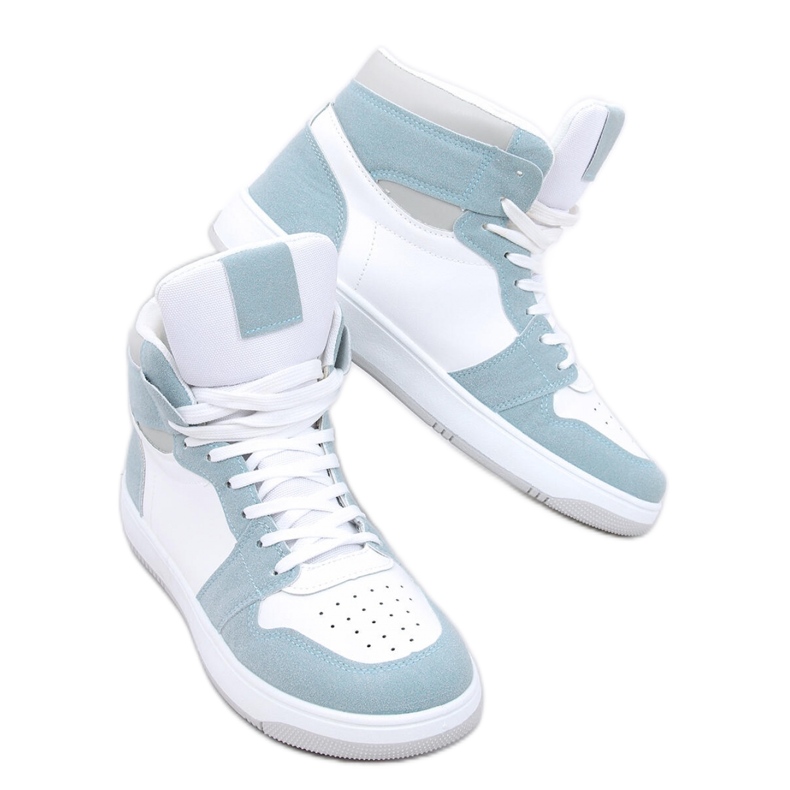 Dorcas Green high-top sneakers - Inello blue