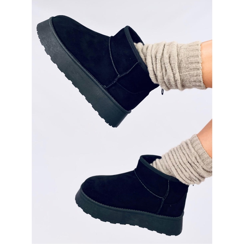 Rodmans Black - Inello short platform shoes