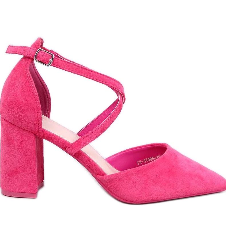 Thois Fuchsia cross-strap pumps - Inello pink