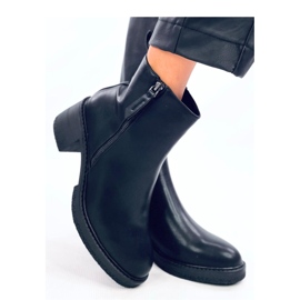 Guire Black high-heeled ankle boots - Inello