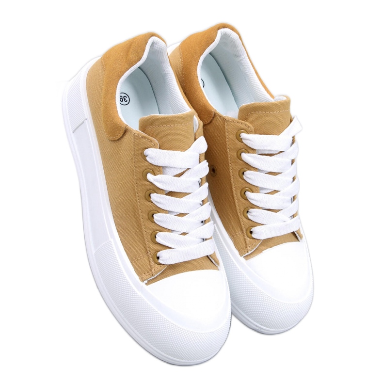 Takao Ginger - Inello sneakers with a thick sole brown
