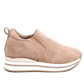 Boult Beige hidden wedge shoes - Inello