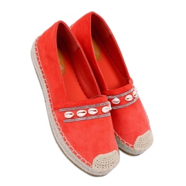 Espadrilles with Orange Shells 6771 Orange - Inello